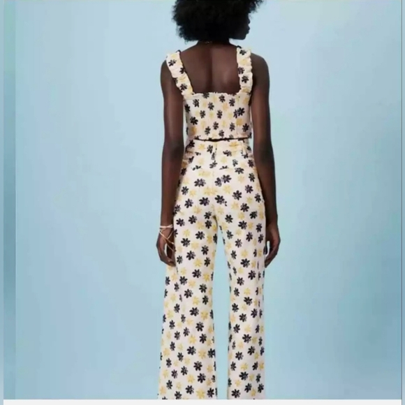 Zara Dasiy Print Denim Jeans - Picture 4 of 11